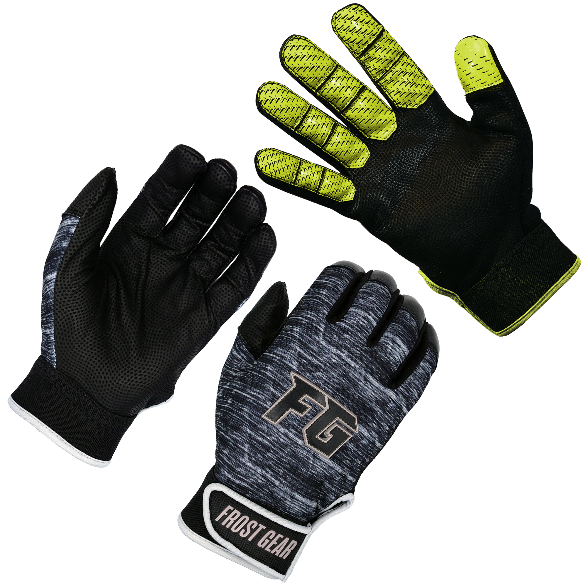 FG Bundle Deal: Softball Throwing Glove & Pair of Batting Gloves